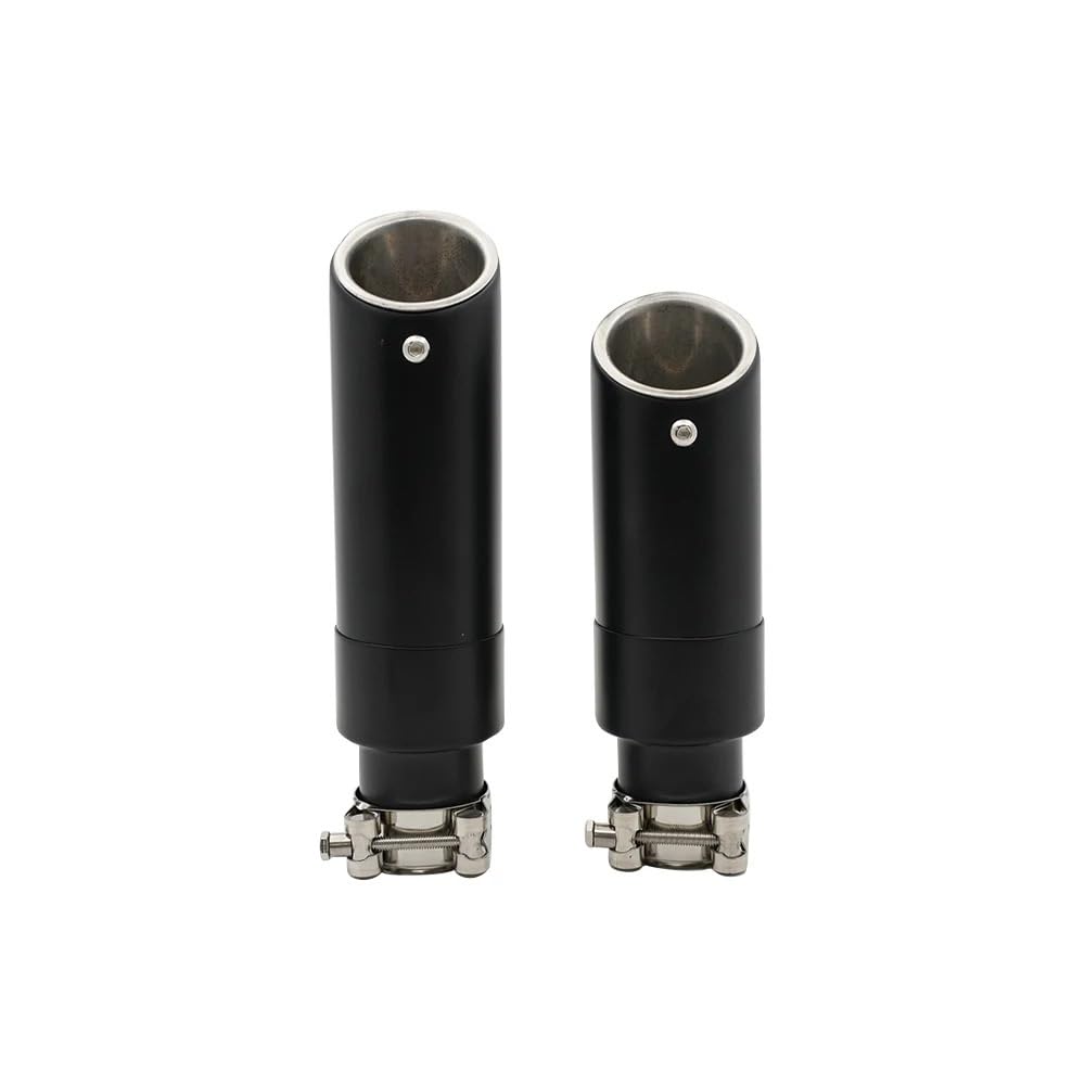 Cubre escape moto Ajuste para Indian Scout Bobber 60 Rogue 20th 2015-2023, silenciador corto, tubo, sección de punta trasera, sistema de escape(Chrome)