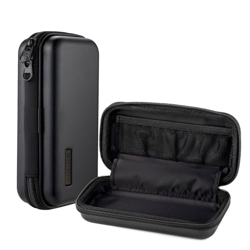 WIZONER Trimmer Case, Razor Storage Bag Shaver Travel Hard EVA Box for Electric Trimmer and Accessories - Case Only (Black)