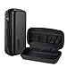 Electric Razor Case, Shaver Travel Storage Bag, Hair Trimmer Organizer Box, Hard Case for Meridian Trimmer - Case Only, Black, 6.6"(L) x 3.1" (W) x1.97" (H), Formal