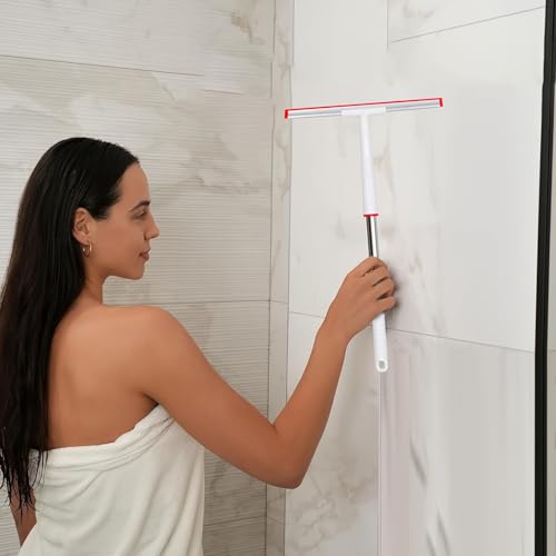 Sobrespedora de Limpieza de Ventanas, Limpiador de maticadores de baldosas para el hogar, balcón ergonómico de escobilla, Garaje, terraza, Azulejos, Hotel, Piso, Cocina, Patio, Piscina