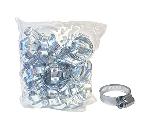 50-Pack Hose Clamps (1-1/16