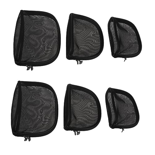 Trousse de maquillage maille transparente x6 FOMIYES pour cosmétiques