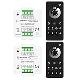 2 Kit Dimmer LED Push Con Telecomando RF, 5V 12V 24V 10A, Master Slave, Memoria e Sincronizzabile, Regolare Striscia Led Con Pulsante e Telecomando