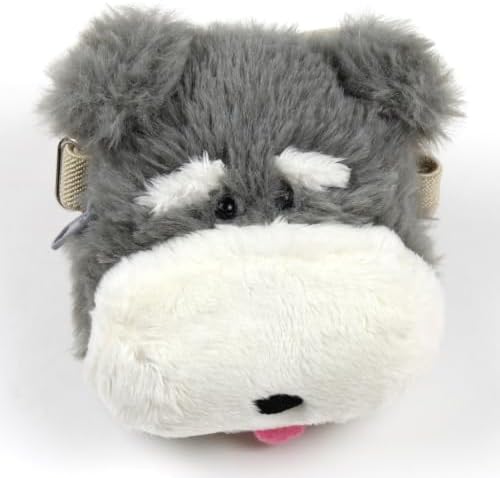 Greeting Life Sewing Pen Band Plush Pen Band Schnauzer ECZ-51 Purple - 1