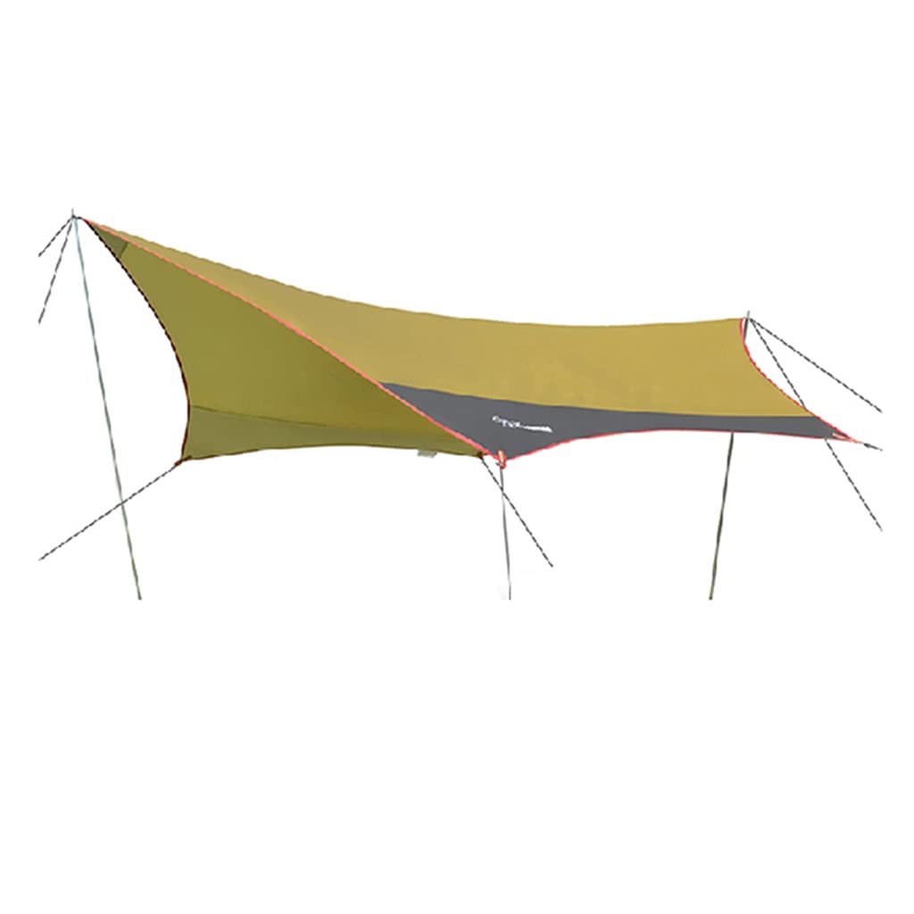 Toldo hexagonal para hamaca ultraligero y resistente con soporte 8