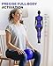 Trideer 9-Inch Pilates Ball, Small Exercise Ball for Yoga, Core Training, Physical Therapy, Balance, Stability and Stretching Pilates Equipment with Inflation Straw