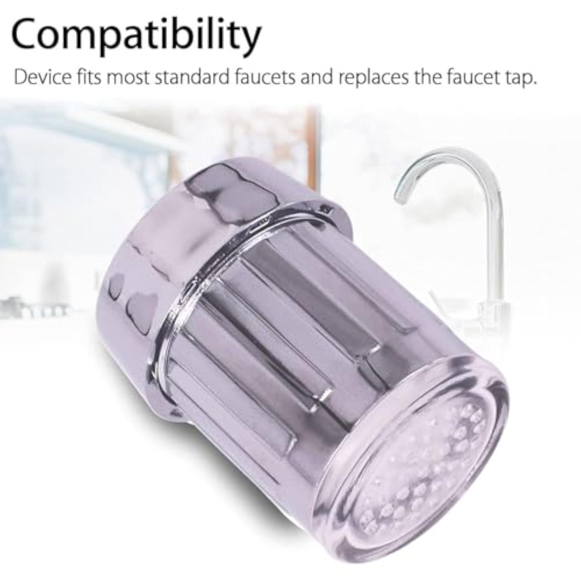 LED Faucet Light, Colour Changing Tap Adapter