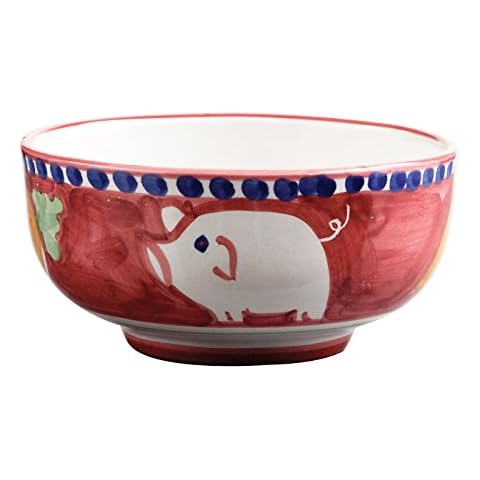 Vietri Porco Colourful Cereal/Soup Bowl Cover