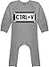 Shirtracer Partner-Look Familie Baby - Papa/Mama - Baby Copy - CTRL+V - 3/6 Monate - Grau meliert - Mama Baby Partner - BZ13 - Baby-Body Langarm für Jungen und Mädchen