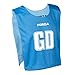 FORZA Pro Reversible Netball Bibs [Pack of 7] | 2-in-1 Design with 5 Color Combinations - Ideal for Schools & Sports Clubs (Blue & Sky Blue, Large)