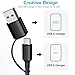 Puxnoin Multi Charging Cable 5 in 1, 2Pack 4FT USB C Multi Charger Cable Universal Multiple Charging Cord with USB C/Micro USB Connectors for Most Cell Phone, Tablets (Charging Only)