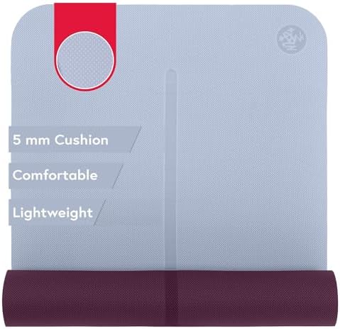 Manduka Begin Yoga Mat 68" - 5mm Cushioning | Comfortable, Lightw...