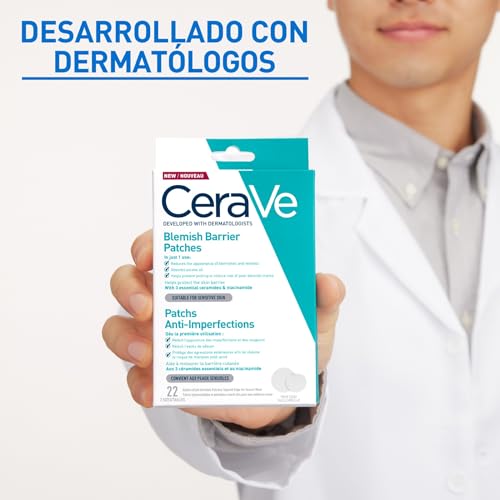 Variante de CeraVe parches para granos transparentes con niacinamida 22 uds