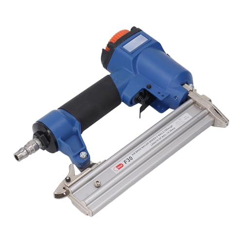 Chiodatrice Pneumatica Brad, Cucitrice Chiodatrice Ad Aria Compressa 8 Calibri con Impugnatura Ergonomica Soft Grip, Pistola Sparachiodi Pneumatica 3/8 a 1‑3/16 Pollici per