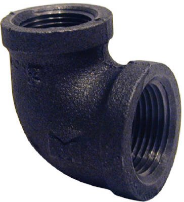 B-REL1007 Black Reducing Elbow - 1 x 0.75 in.