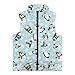 Psaytomey Christmas Penguin Girls Fleece Vest Ligntweight Vests Jacket Full Zipper Sleeveless Fashion Soft Warm Outerwear Toddler Kids Fall Winter Coat with Pockets