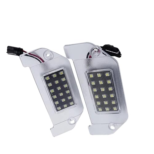 Luz de placa de matrícula para Chrysler 200 y 300 piloto trasero de repuesto homologado 2 piezas