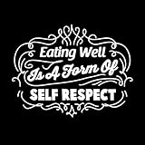 Bien manger à la maison 51x66.4cm Culture du tatouage Blanc