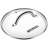 9 inch Tempered Glass Lid for Instant Pot 6qt Electric Pressure Cookers and 9 inch cookwares, Sealing Rings for Instant Pot 5 qt or 6 qt (2 Pack), Universal Lid with Stainless Steel Handle and Rim