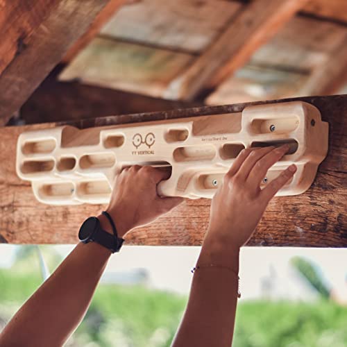 Foto von YY Vertical Hangboard Trainingsboard Kletterboard Fingerboard Griffboard Klettertraining griffbrett Klettern Geeignet für Boulder Trainingsgeräte