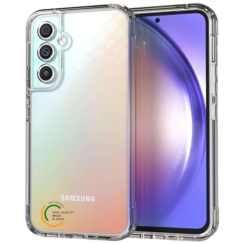 Image of Thermoplastic Polyurethane Slim Case For Samsung Galaxy A54,[Anti-Yellowing Technology] [Military Grade Drop Protection] Shockproof Hybrid Phone Case For Samsung Galaxy A54 5G-Crystal Clear
