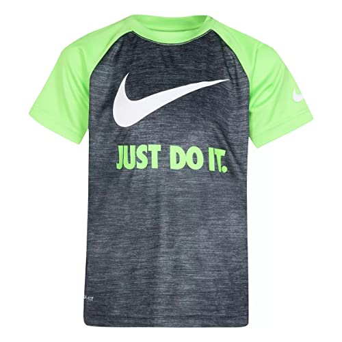 Nike Little Boys Dri-Fit Logos Active Tee (B(86J147-023)/W, 4 Years)