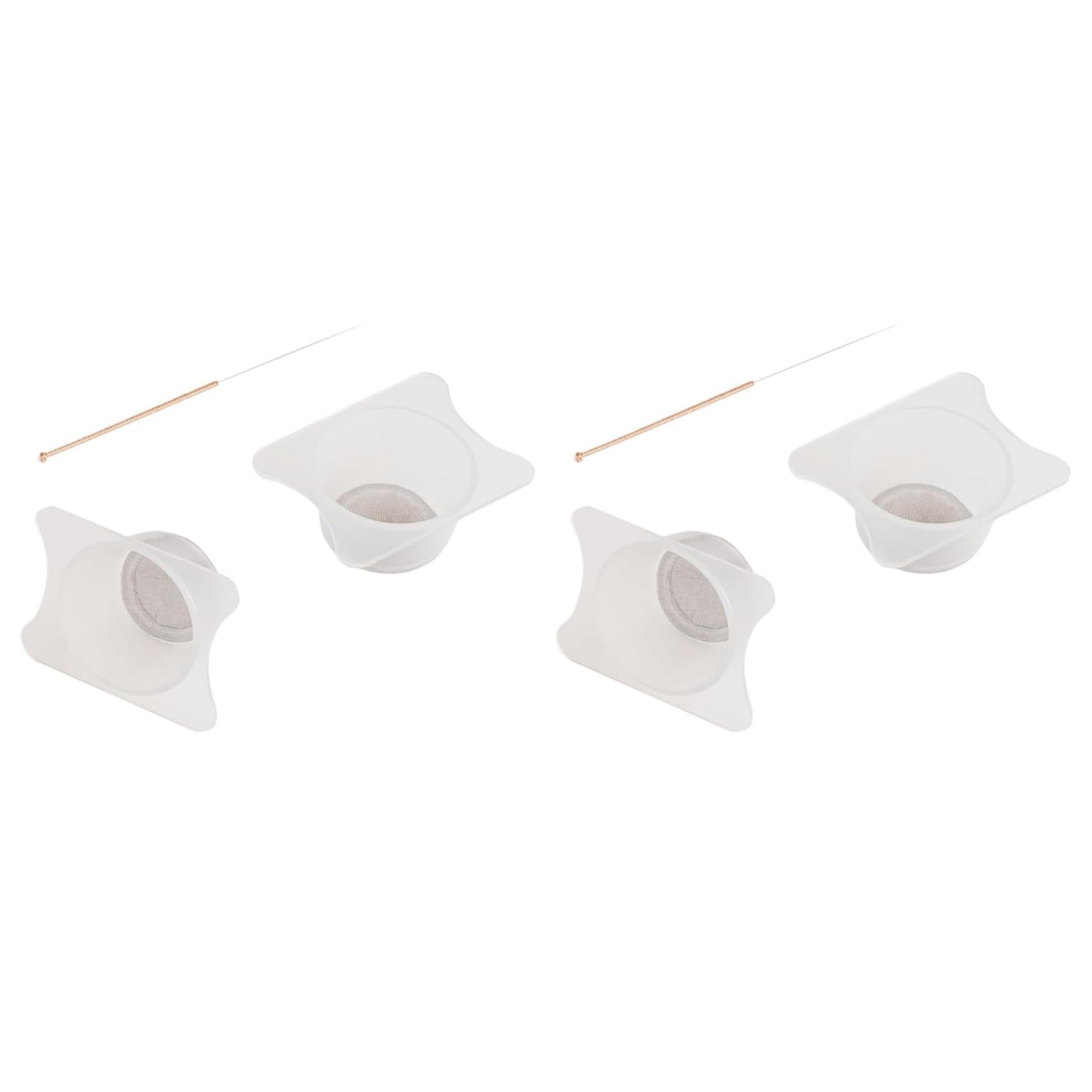 Jnchdghwa As Shown Airbrush Filter Cup, 4Pcs Airbrush Special Paint Filter Cup With 0.3Mm Airbrush - Needle For Paint Airbrush