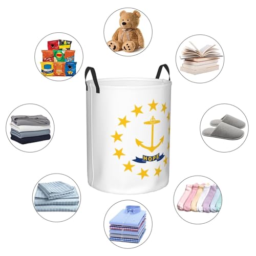 Panier à linge haut Rhode Island pour rangement de chambre