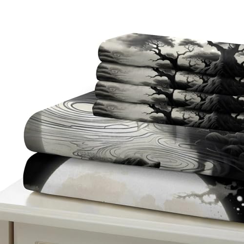 Linge de lit l'argent tombe parure de couette microfibre super douce
