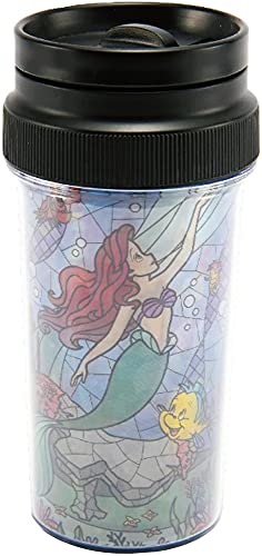 ヤクセル ディズニー タンブラー 400ml リトルマーメイド ステンドグラス風 HOT & COOLマグIV