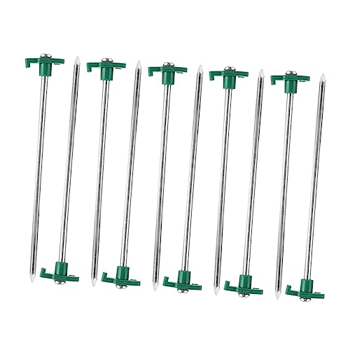 Estacas de acero inoxidable para tiendas de campaña con soporte estable anti deformación 2