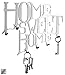 Produktbild Schlüsselbrett / Schlüsselboard " Home Sweet Home "- Hakenleiste - Stahl (Silber)