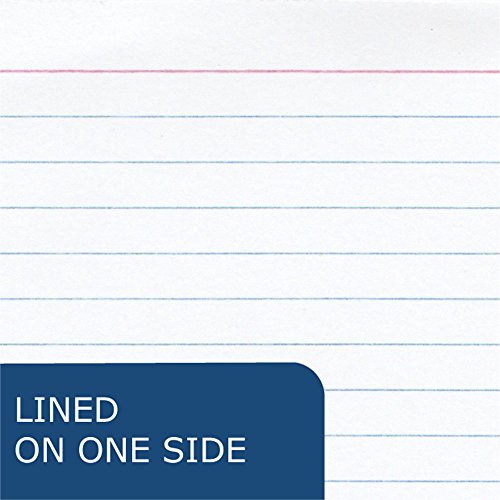 Roaring Spring Mini Index Cards 3"X2.5", 200 Count, 100# White Ruled Paper, In Convent Tray Holder, Blank On Back #TOP2