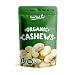 Food to Live Certified Organic Cashews W-240 (Whole, Unsalted, Kosher, Size W-240, Bulk) — 1 Pound