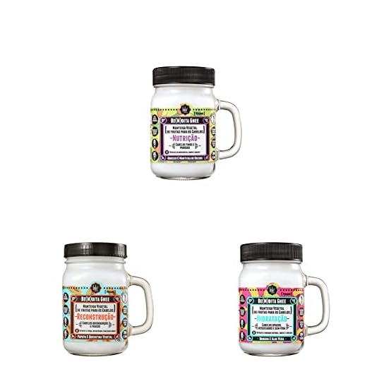 Kit Lola Cosmetics Be(m) dita Ghee Cronograma Capilar 3 Produtos