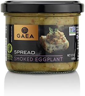 Gaea Smoked Eggplant Spread Pack of 6-3.5 ounce Jar …