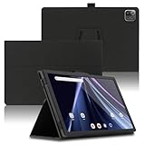 Keihok Case for Acer Iconia Tab A11 11 inch Tablet Cover with Hand Strap and Pencil Holder, Folding Stand Flip Case for Acer Iconia Tab A11-11. (Black)