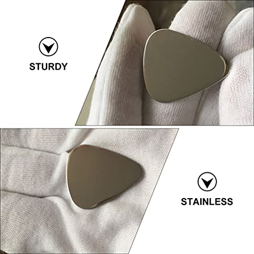 ARTIBETTER 4Pcs Palheta de Guitarra de Aço Inoxidável Picks para Acústico Elétrico Bass Guitar Acess