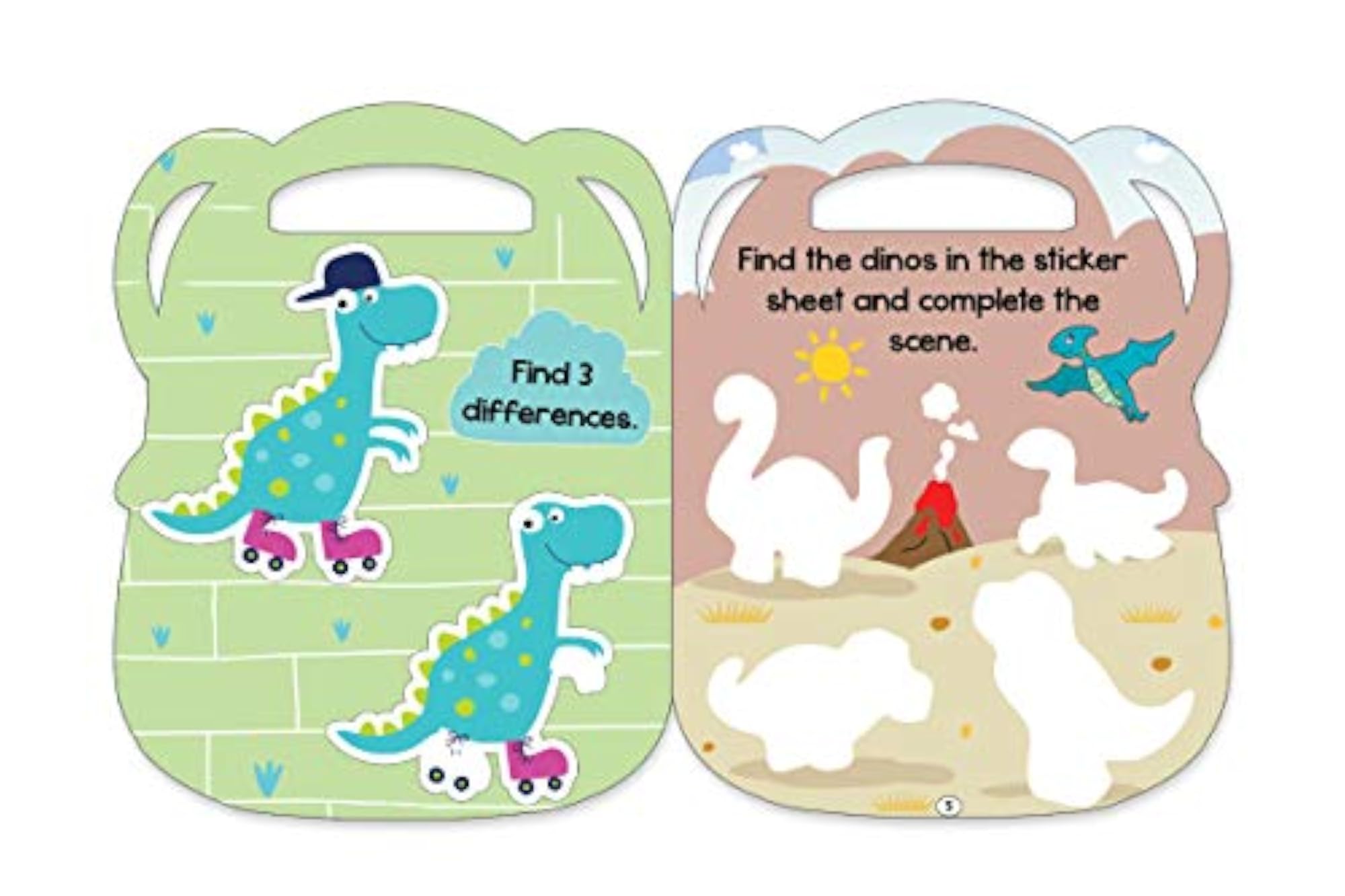 My Dinosaur Activity Bag Shaped Book