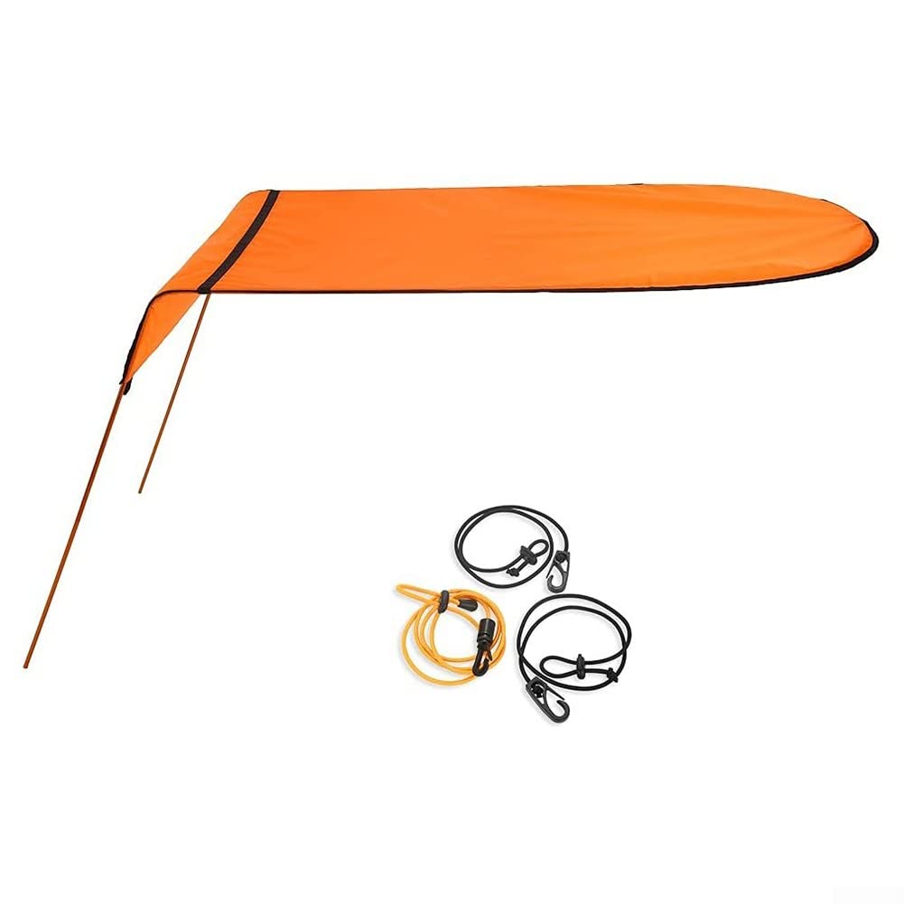 RANRAO Universele Duurzame Enkele Kajak Kano Luifel, Kajak Boot Kano Zonneschermluifel 125 * 110 cm