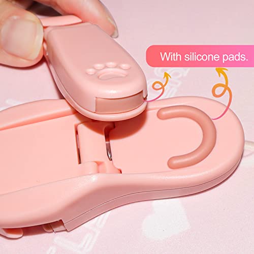 Mini Eyelash Curler,2 Pieces Cat Claw Cute Eyelash Curler With Extra Silicone Refill Pads,Wide Angle Eyelash Curler And Partial Precision Eyelash Curler,Portable Cute Cosmetic Gift For Women #TOP4