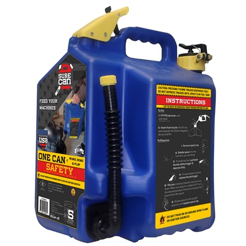 6 Gallon Oily Waste Can - FM Approved Heavy-Duty Steel Container with Reinforced Seams and Carry Handle - Ideal for Flammable Material Disposal (Pack of 2)