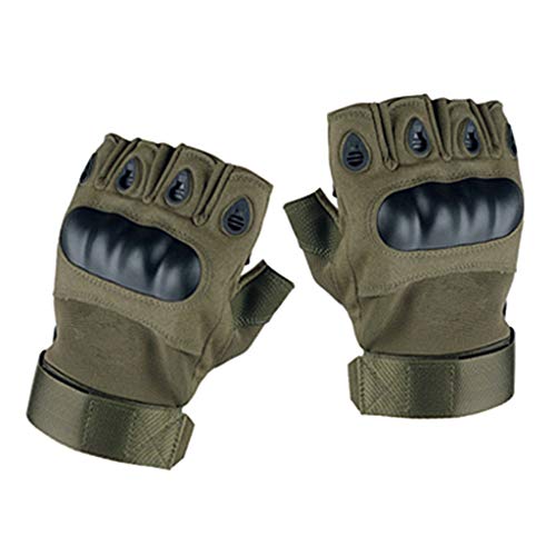 oshhni 3 Pares de Luvas de Meio Dedo Lutam Contra Luvas de Fitness Antiderrapantes para