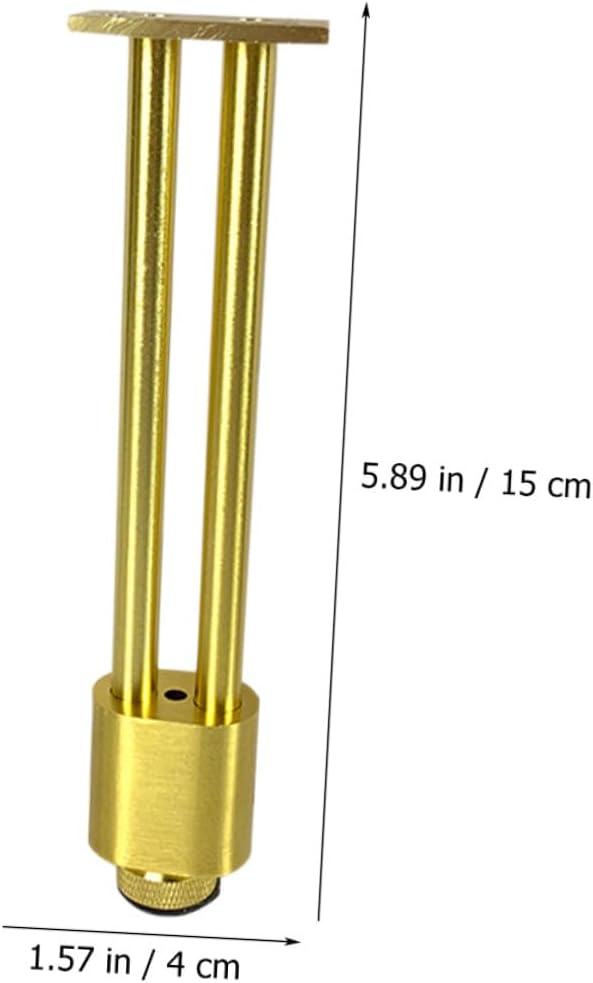 GLEAVI 4pcs Adjustable Aluminum Alloy Furniture Legs Cabinet Feet Metal Adjustable Support Feet 15cm Brushed Gold for Bathroom Vanity Tv Cabinet Furniture Leveler