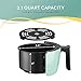 Elite Gourmet EAF-0201BL Personal Compact Space Saving Electric Hot Air Fryer Oil-Less Healthy Cooker, Timer & Temperature Controls, 1000W, 2.1 Quart, Mint
