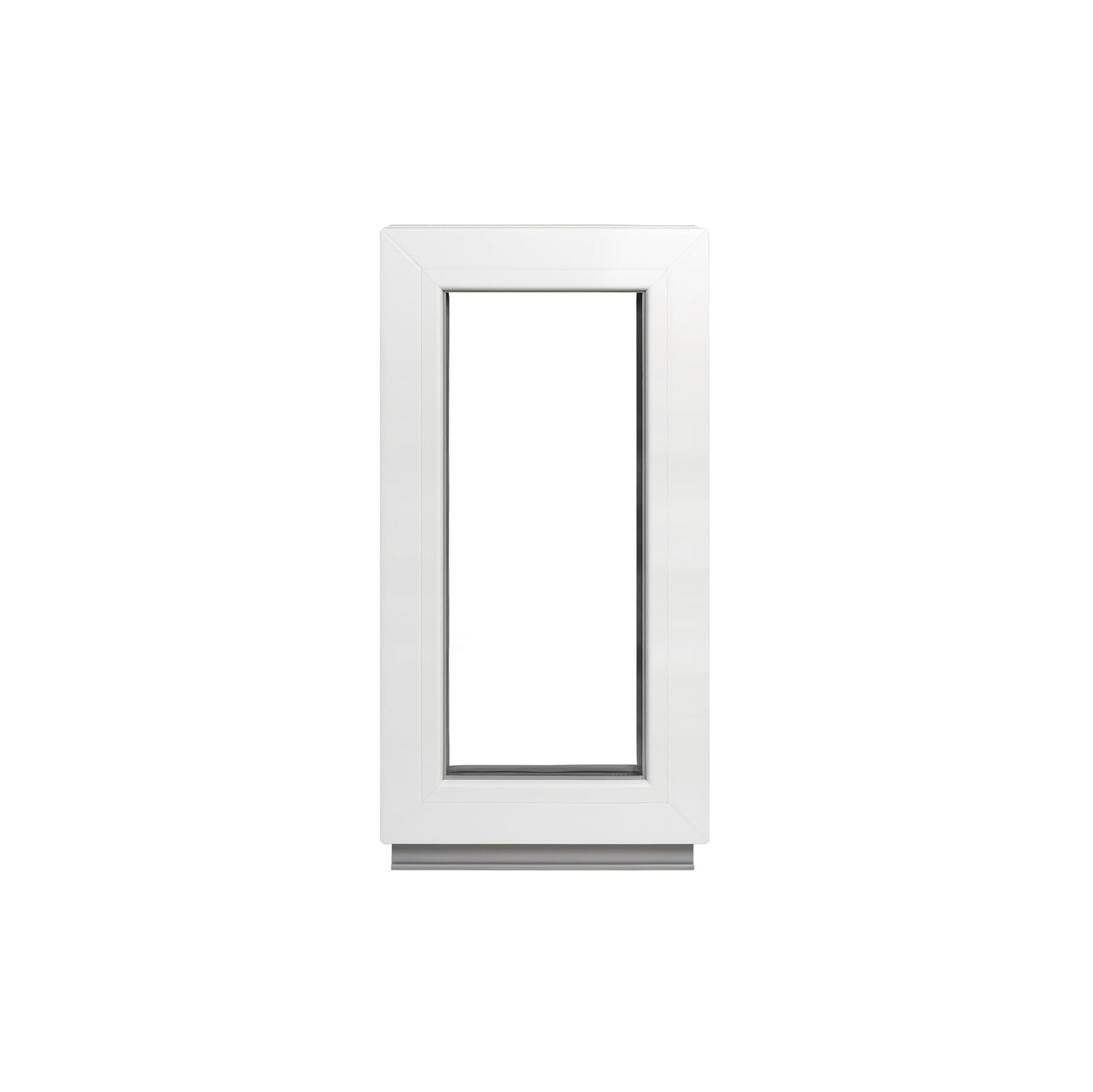 Ventana Para Sótano - Acristalamiento fijo (Fib) Blanco 55 x 115 cm Doble Acristalamiento, Cristal Transparente 32 mm (4/24/4) Ventana/Ventana Para cobertizo/Ventana Ancho x Alto 550 x 1150 mm