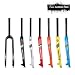 Horquilla Delantera rígida MTB de 26/27,5/29", Freno de Disco, Carbono, Horquilla de...