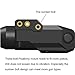 Laspur Sub Compact Tactical Rail Mount LED High Lumen Flashlight Light with Strobe for Pistol Handgun, Built-in USB Magnetic Touch Rechargeable Battery Accessory Remaining Display (Button Switch)