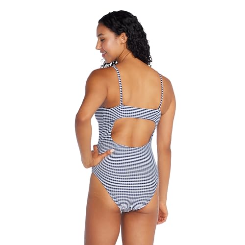 Speedo Women's Swimsuit One Piece V-Neck Strappy Back Contemporary Cut3