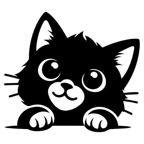 Lot de 2 autocollants en vinyle imperméable pour mur, ordinateur portable, voiture, bouteille d'eau, moto, camionnette, cadeaux amusants (14 cm x 12,5 cm)